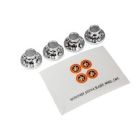Traxxas Center caps wheel (chrome) (4) decal sheet (requires 8255a extended) TRX8164