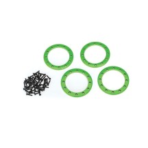 Anillos beadlock verde 2.2 aluminio Traxxas TRX8168G
