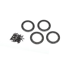 Anillos beadlock negro 1.9 aluminio Traxxas TRX8169T