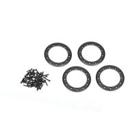 Anillos beadlock negro 1.9 aluminio Traxxas TRX8169T