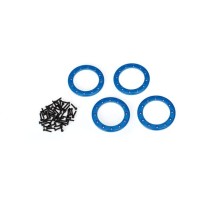 Anillos beadlock azul 1.9 aluminio Traxxas TRX8169X