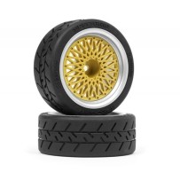 HPI BBS RS Wheels Silver/Gold 26mm HPI-120266