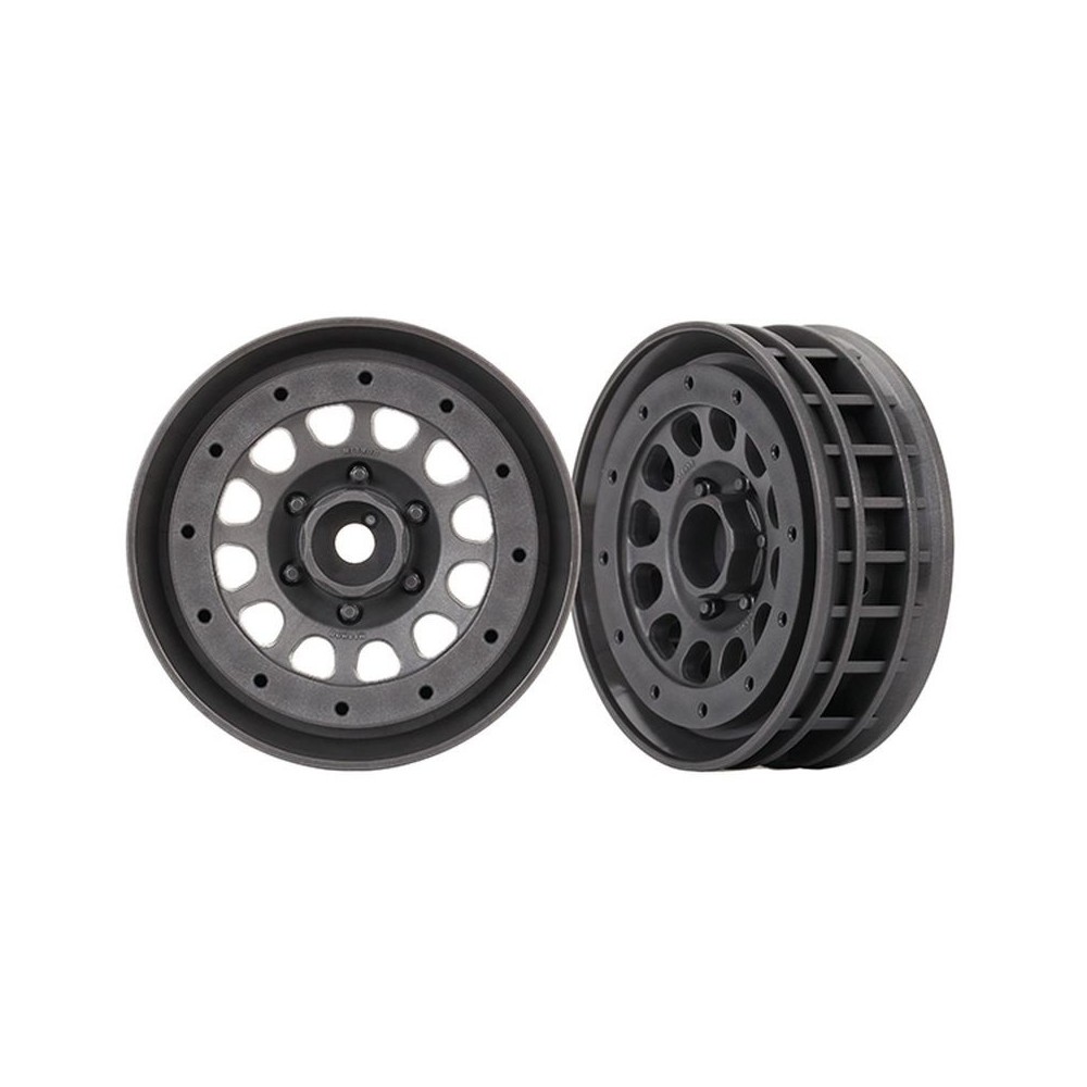 Llantas Method 105 1.9 pulgadas gris carbón beadlock Traxxas TRX8173A Llantas Method 105 1.9 pulgadas gris carbón beadlock Traxxas TRX8173A