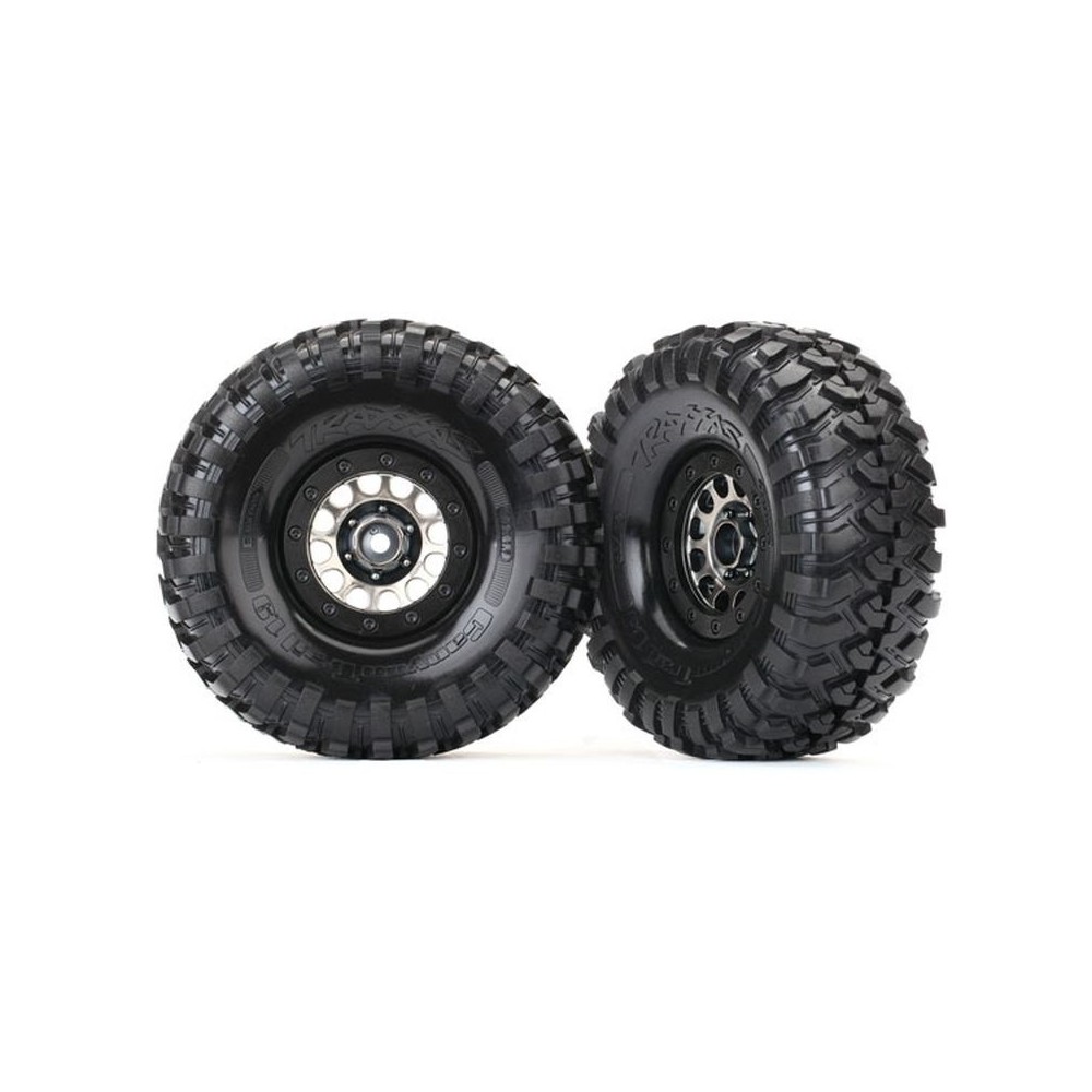 Ruedas montadas 2.2" Method 105 cromo Canyon Trail Traxxas TRX8174 Ruedas montadas 2.2" Method 105 cromo Canyon Trail Traxxas TRX8174