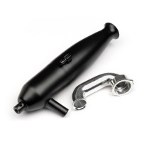 HPI Black Exhaust Pipe & Manifold .28 HPI-101396