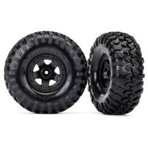Traxxas Tires and wheels assembled glued (trx-4 sport wheels canyon trail 2.2) TRX8181