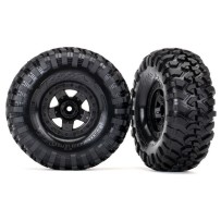 Traxxas Tires and wheels assembled glued (trx-4 sport wheels canyon trail 2.2) TRX8181
