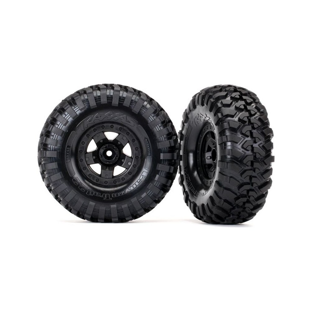 Traxxas Tires and wheels assembled glued (trx-4 sport wheels canyon trail 2.2) TRX8181 Traxxas Tires and wheels assembled glued (trx-4 sport wheels canyon trail 2.2) TRX8181
