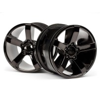 HPI Bullet MT Wheels Black Chrome HPI-101309