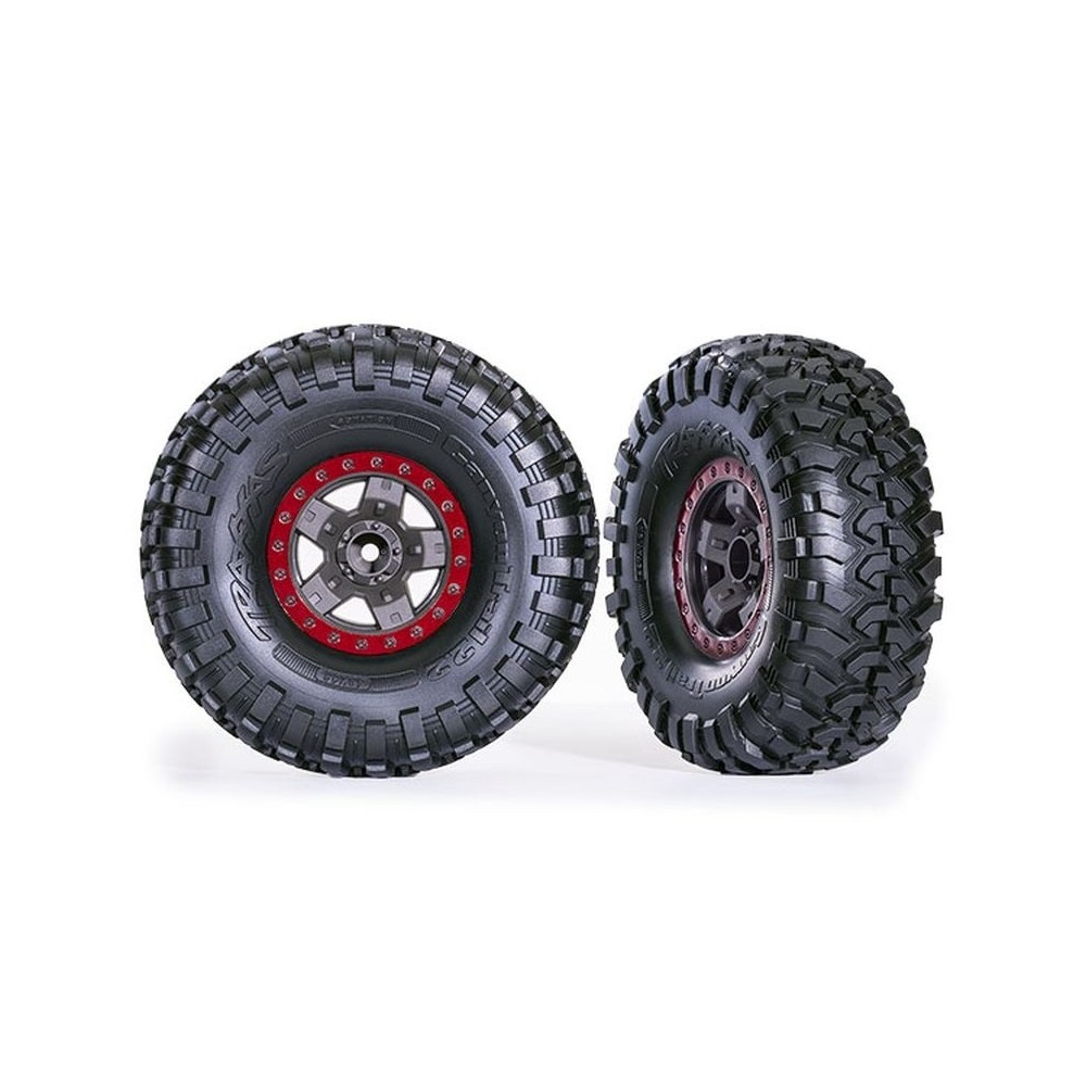 Ruedas montadas TRX-4 Sport 2.2 rojo beadlock TRX8181-RED Ruedas montadas TRX-4 Sport 2.2 rojo beadlock TRX8181-RED