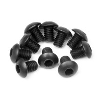 HPI BUTTON HEAD SCREW M3x4mm HPI-100558