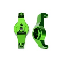 Bloques de inclinación de aluminio 6061-T6 anodizado verde izquierdo y derecho Traxxas TRX8232G