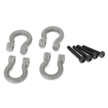 Anillas en D para parachoques grises delanteras o traseras Traxxas TRX8234