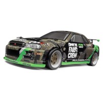 HPI FAIL CREW NISSAN SKYLINE R34 GT-R PRINTED BODY HPI-120166