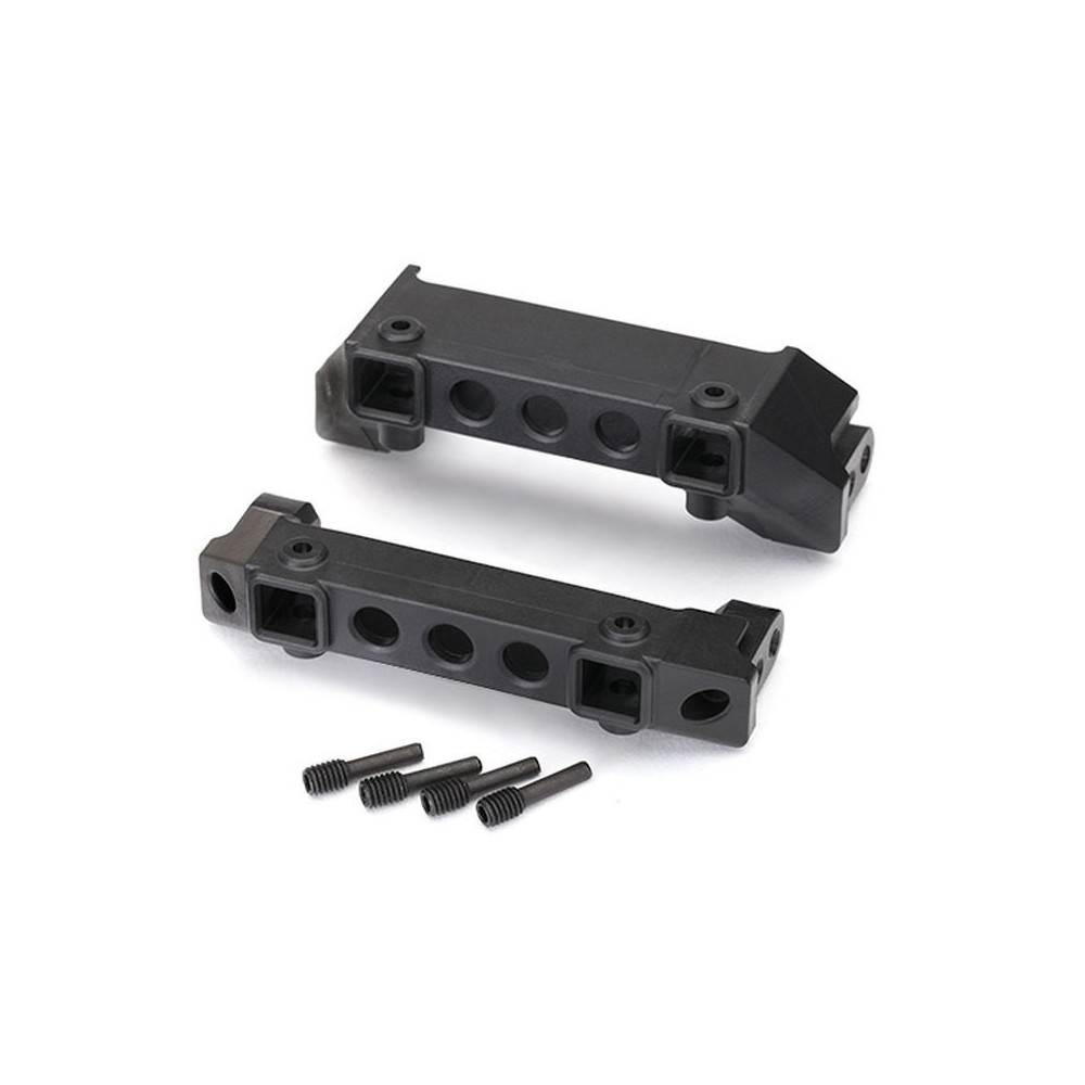 Traxxas Bumper mounts front-rear and screw pins (4) TRX8237 Traxxas Bumper mounts front-rear and screw pins (4) TRX8237