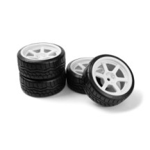 HPI Falken Azenis Drift Tire/HRE C106 Wheel White 4pcs HPI-160248