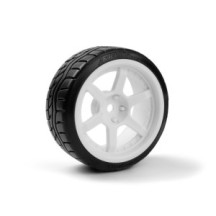 HPI Falken Azenis Drift Tire/HRE C106 Wheel White 4pcs HPI-160248