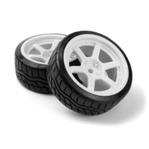 HPI Falken Azenis Drift Tire/HRE C106 Wheel White 4pcs HPI-160248