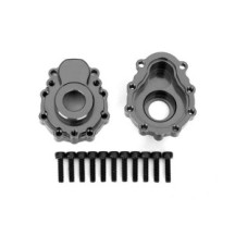 Traxxas Portal housings outer 6061-t6 aluminum (charcoal gray-anodized) (2) TRX8251A