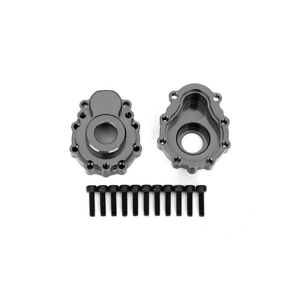Traxxas Portal housings outer 6061-t6 aluminum (charcoal gray-anodized) (2) TRX8251A Traxxas Portal housings outer 6061-t6 aluminum (charcoal gray-anodized) (2) TRX8251A