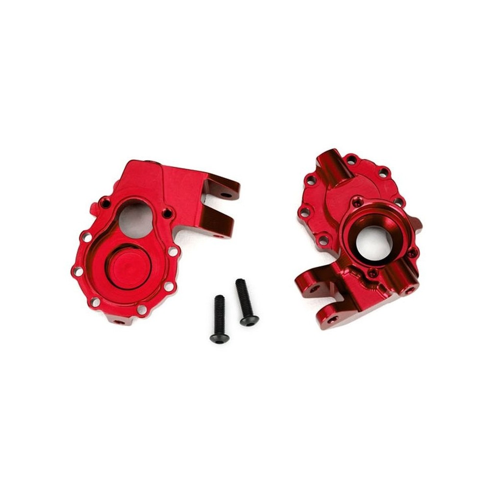Traxxas Portal housings inner (front) 6061-t6 aluminum (red-anodized) (2) TRX8252R