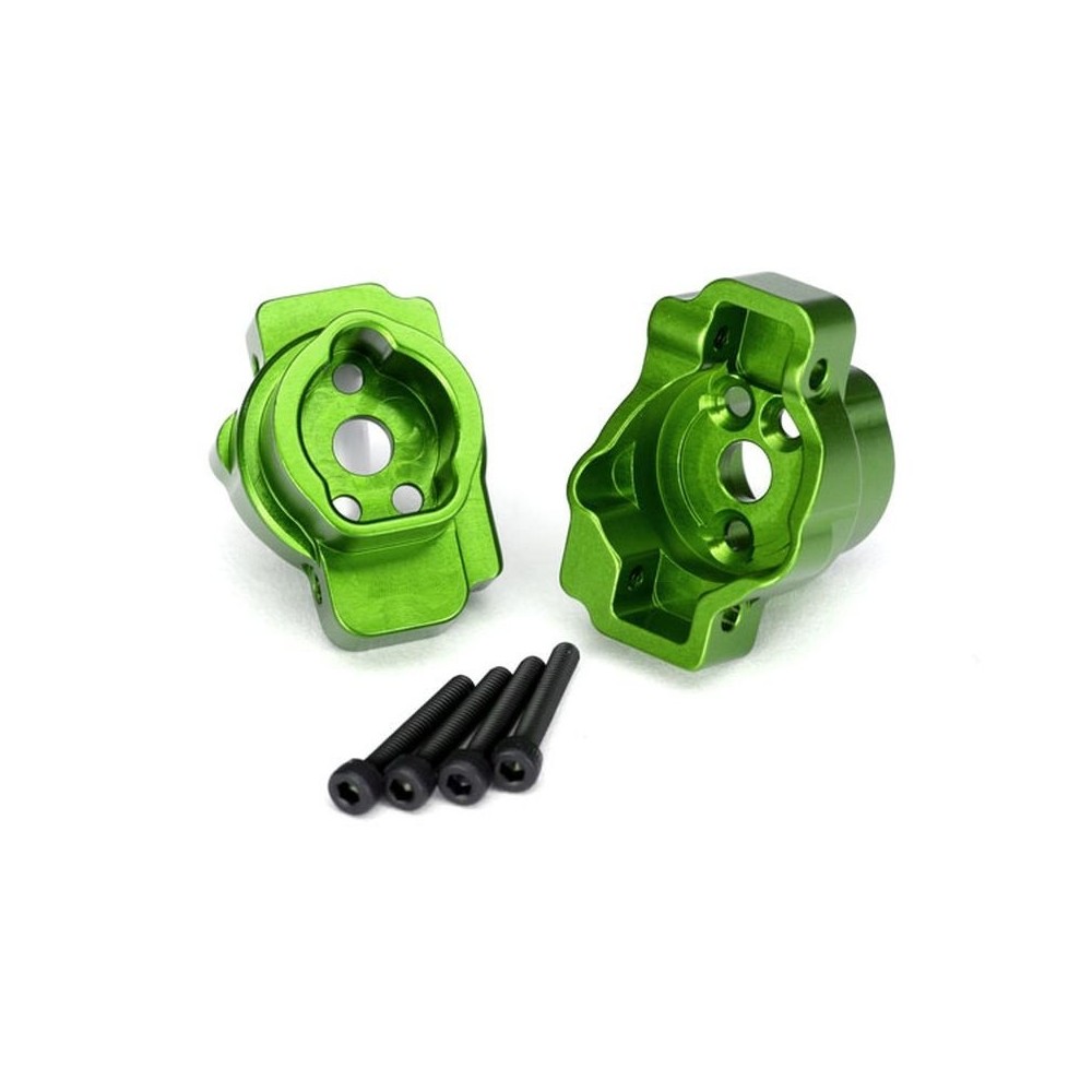 Soporte de eje pórtico trasero de aluminio anodizado verde Traxxas TRX8256G Soporte de eje pórtico trasero de aluminio anodizado verde Traxxas TRX8256G