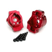 Traxxas Portal drive axle mount rear 6061-t6 aluminum (red-anodized) (left) TRX8256R