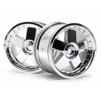 HPI GT 5 Wheel Chrome 83x56mm/2pcs HPI-3007