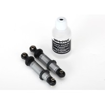 Traxxas GTS Shocks silver aluminum (assembled with spring retainer ) TRX8260