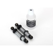 Traxxas GTS Shocks silver aluminum (assembled with spring retainer ) TRX8260