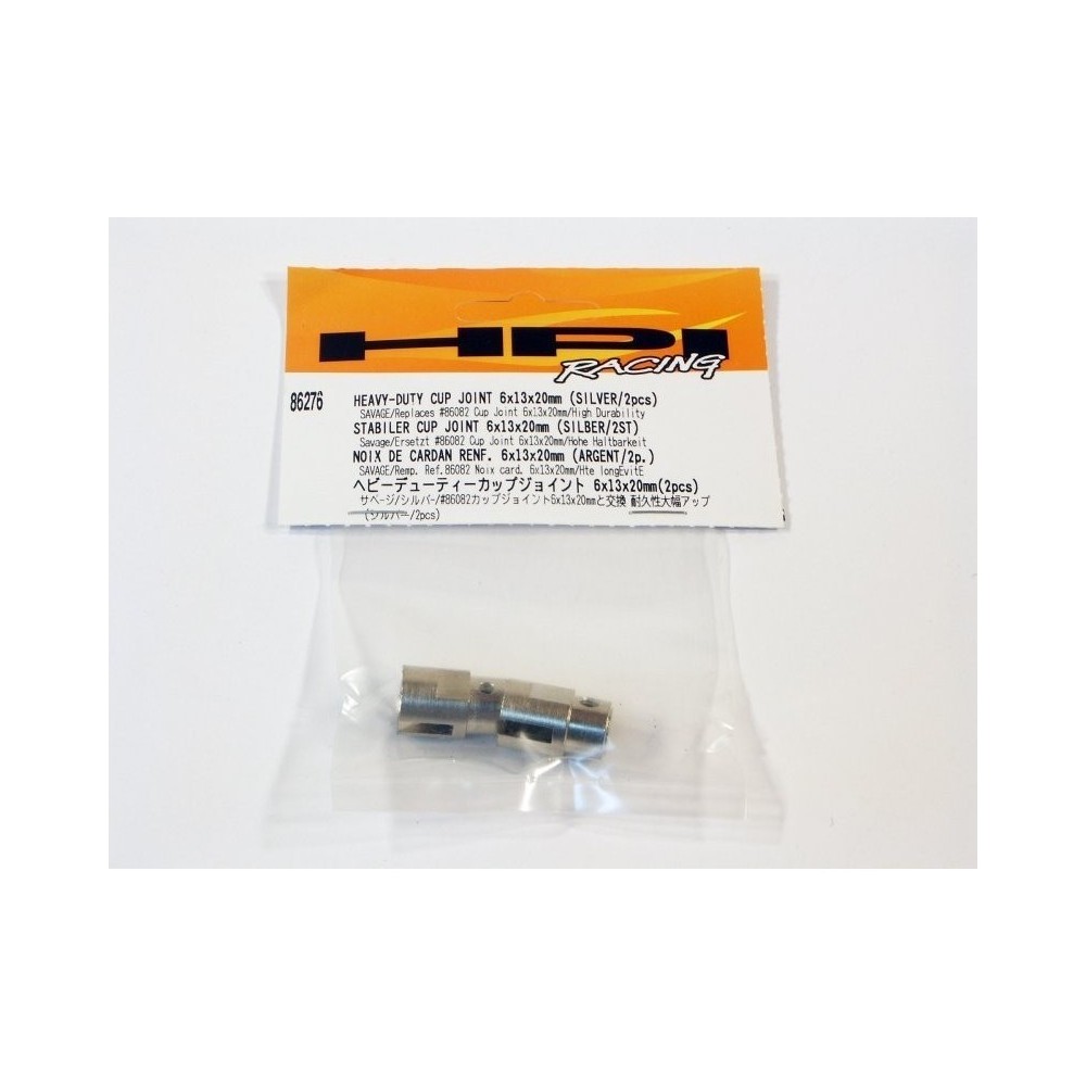 HPI HEAVY DUTY CUP JOINT 6X13X20MM HPI-86276 HPI HEAVY DUTY CUP JOINT 6X13X20MM HPI-86276