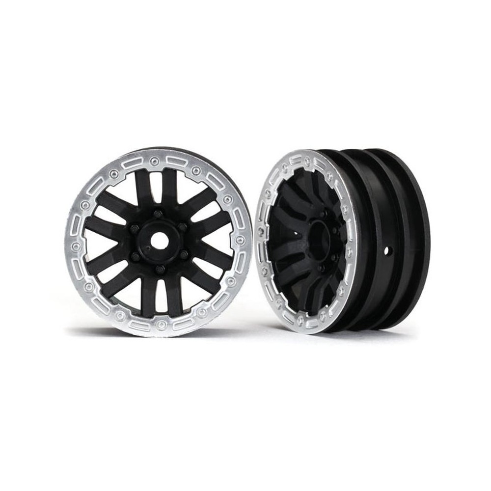 Llantas TRX-4 de 1.9 pulgadas con anillos de perilla satinado Traxxas TRX8271X Llantas TRX-4 de 1.9 pulgadas con anillos de perilla satinado Traxxas TRX8271X