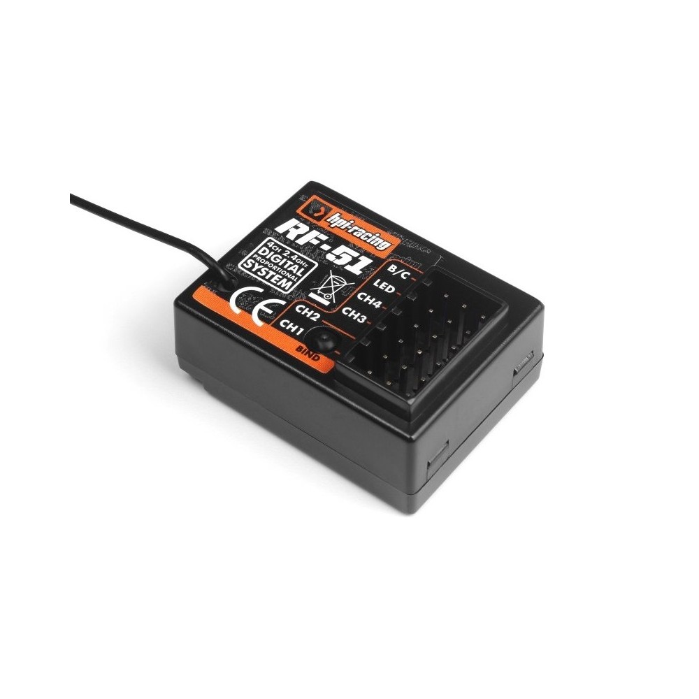 HPI HPI RF-51 4CH RECEIVER HPI-160555 HPI HPI RF-51 4CH RECEIVER HPI-160555