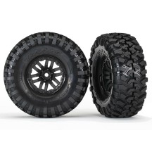 Traxxas Tires and wheels assembled glued (trx-4 wheels canyon trail) TRX8272