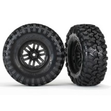 Traxxas Tires and wheels assembled glued (trx-4 wheels canyon trail) TRX8272