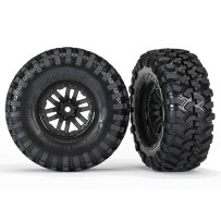Traxxas Tires and wheels assembled glued (trx-4 wheels canyon trail) TRX8272