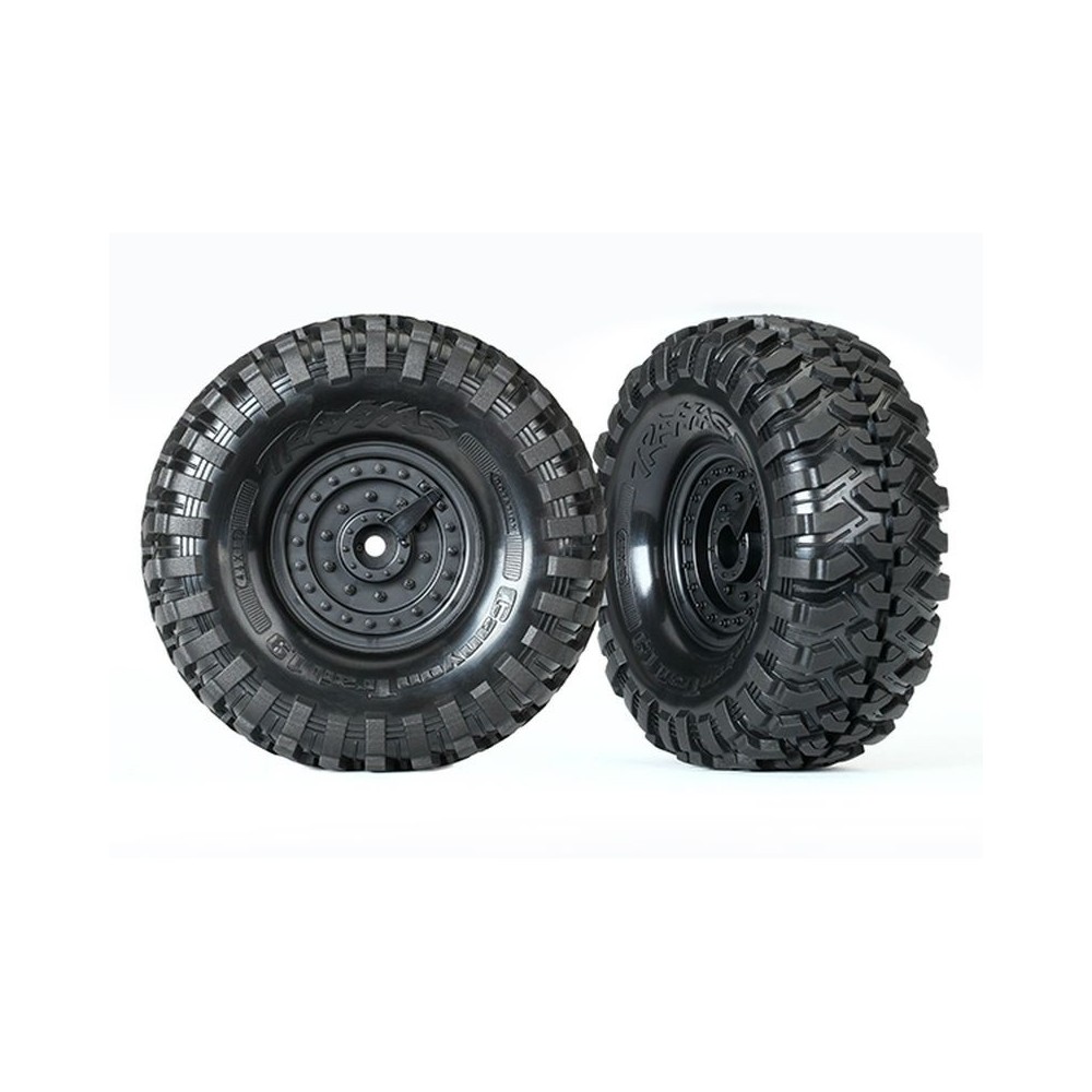Traxxas Tires and wheels assembled glued (tactical wheels canyon) TRX8273 Traxxas Tires and wheels assembled glued (tactical wheels canyon) TRX8273