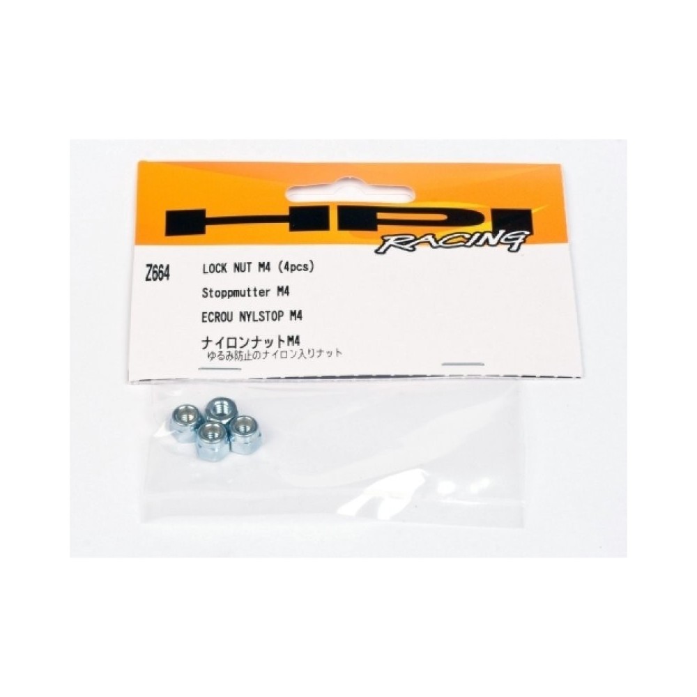 HPI LOCK NUT M4 HPI-Z664 HPI LOCK NUT M4 HPI-Z664