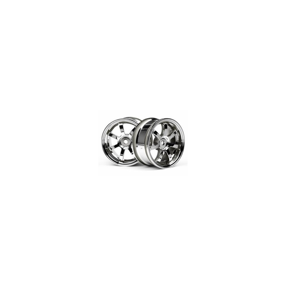 HPI MAG7 WHEELS 26mm CHROME HPI-3574 HPI MAG7 WHEELS 26mm CHROME HPI-3574