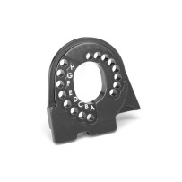 Traxxas Motor mount plate trx-4 6061-t6 alumininum (charcoal gray-anodized) TRX8290A