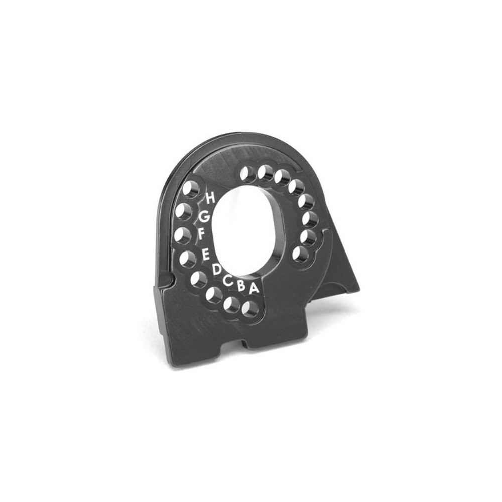 Placa montaje motor TRX-4 aluminio anodizado gris Traxxas TRX8290A