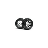 HPI MOUNTED GOLIATH TYRE 178X97MM ON BLAST WHEEL CHROM HPI-4727