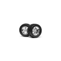HPI MOUNTED GOLIATH TYRE 178X97MM ON TREMOR WHEEL CHROM HPI-4728