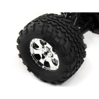 HPI MOUNTED GT2 TYRE S COMPOUND ON WARLOCK WHEEL CHROME HPI-4709