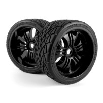 HPI Mounted Phaltline Tire on 3251 Tremor Black Wheel HPI-160509