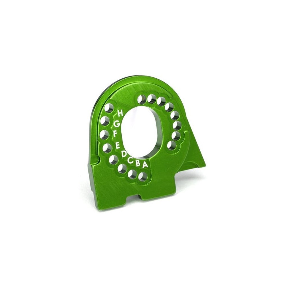 Placa montaje motor TRX-4 aluminio anodizado verde Traxxas TRX8290G Placa montaje motor TRX-4 aluminio anodizado verde Traxxas TRX8290G