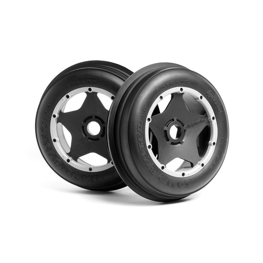HPI MOUNTED SAND BUSTER RIB TIRE M COMPOUND HPI-4740 HPI MOUNTED SAND BUSTER RIB TIRE M COMPOUND HPI-4740