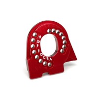Traxxas Motor mount plate trx-4 6061-t6 alumininum (red-anodized) TRX8290R