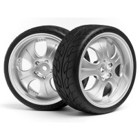 HPI MOUNTED SUPER LOW TREAD TIRE HPI-4724