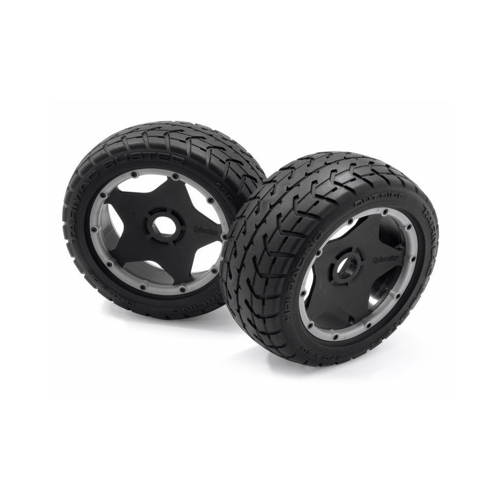 HPI MOUNTED TARMAC BUSTER RIB TIRE M COMPOUND HPI-4742 HPI MOUNTED TARMAC BUSTER RIB TIRE M COMPOUND HPI-4742